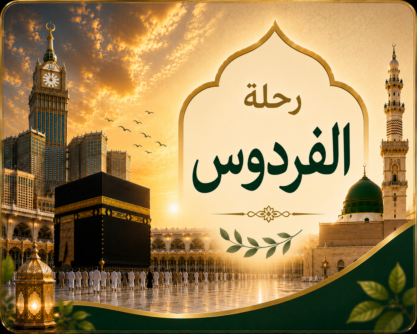ROW-02 رحلة الفردوس : عمرة 10 أيام سفر 16 سبتمبر