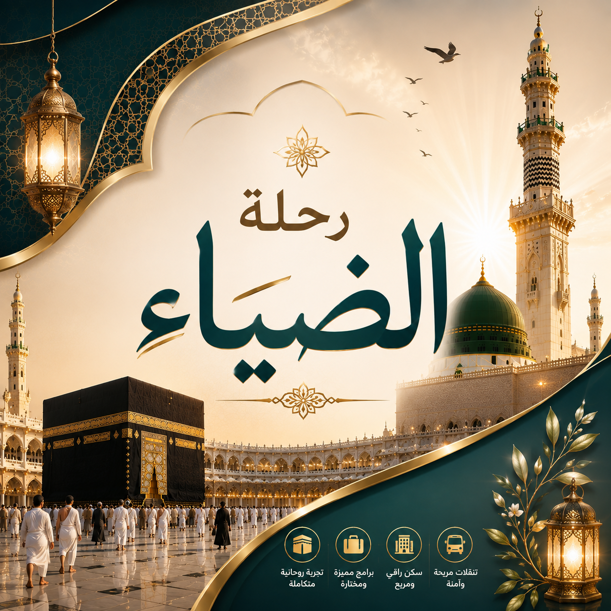 رحلة الضياء : عمرة 10 أيام سفر 23 سبتمبر - المدينة أولاً