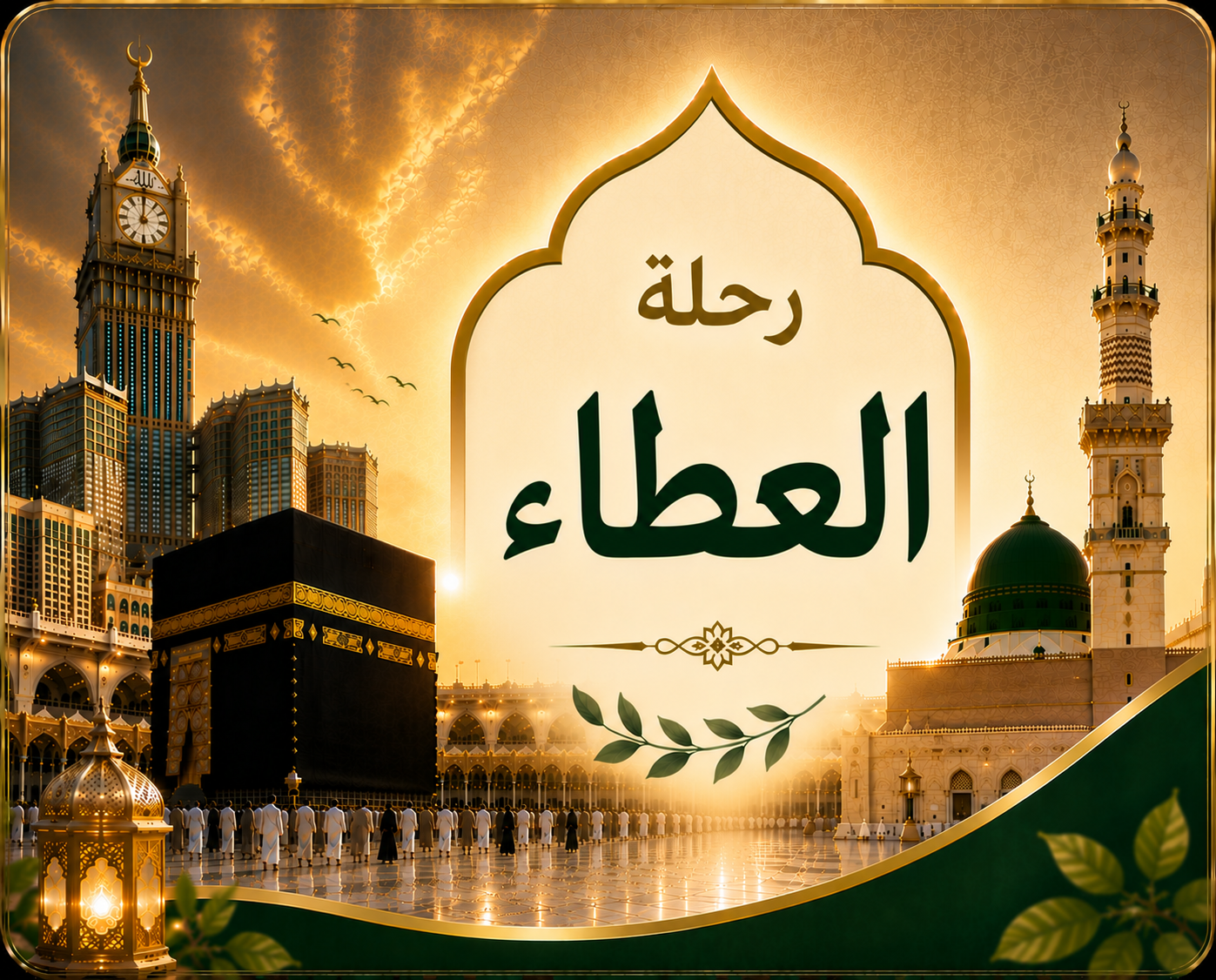 رحلة العطاء : عمرة 10 أيام سفر 24 أغسطس