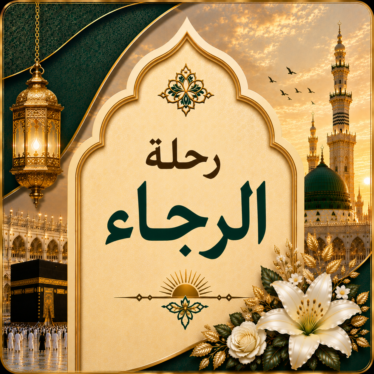 MAA-001 رحلة الرجاء : عمرة 7 أيام سفر 10 سبتمبر