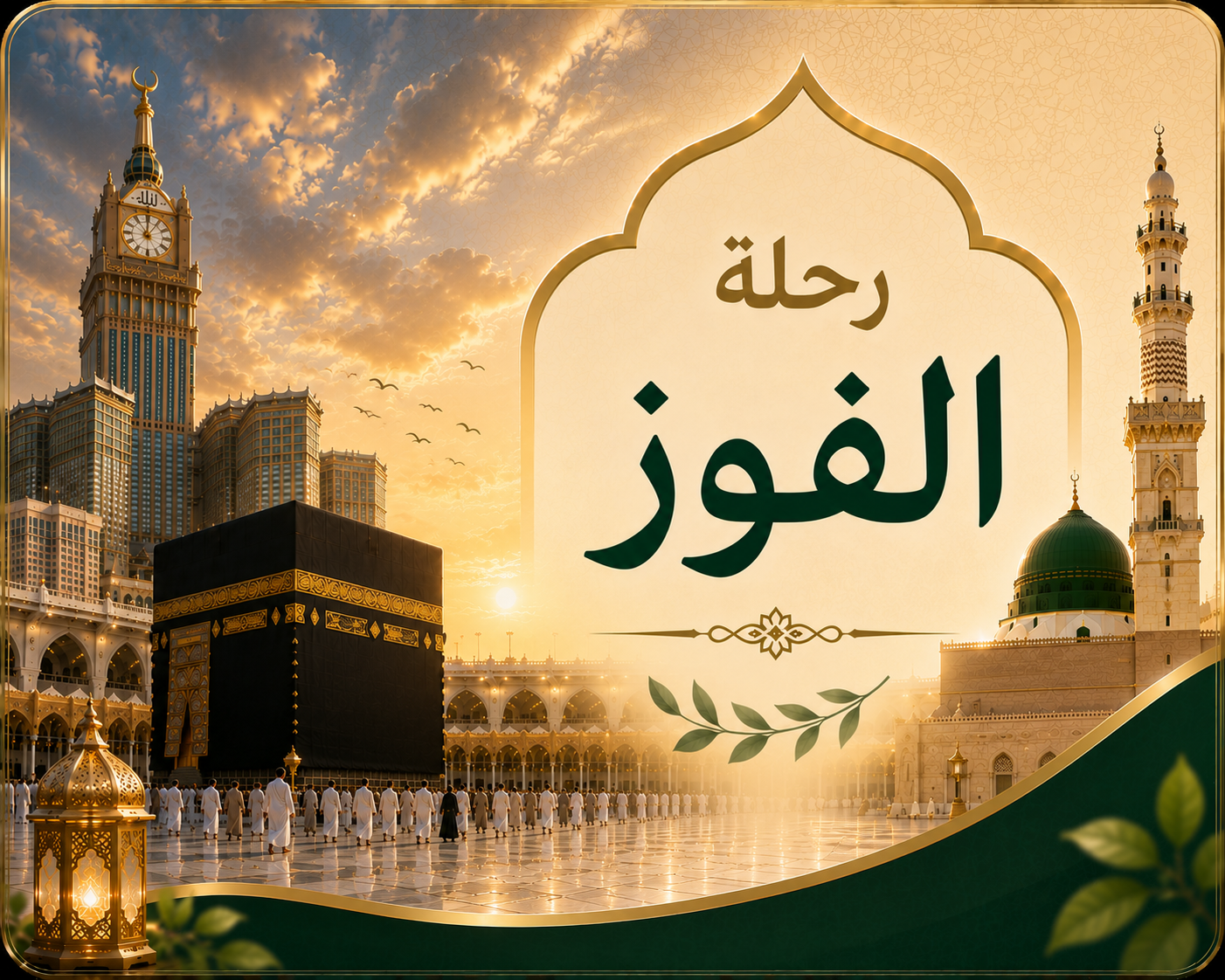 MAA-001 رحلة الفوز : عمرة 13 يوم سفر 5 أكتوبر