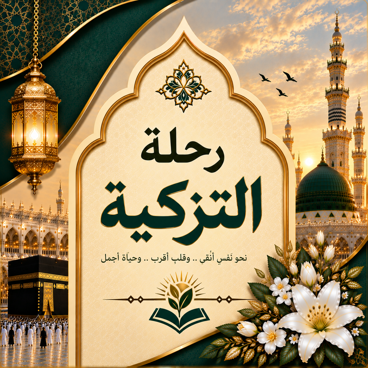 MAA-001 رحلة التزكية : عمرة 13 يوم سفر 10 أكتوبر