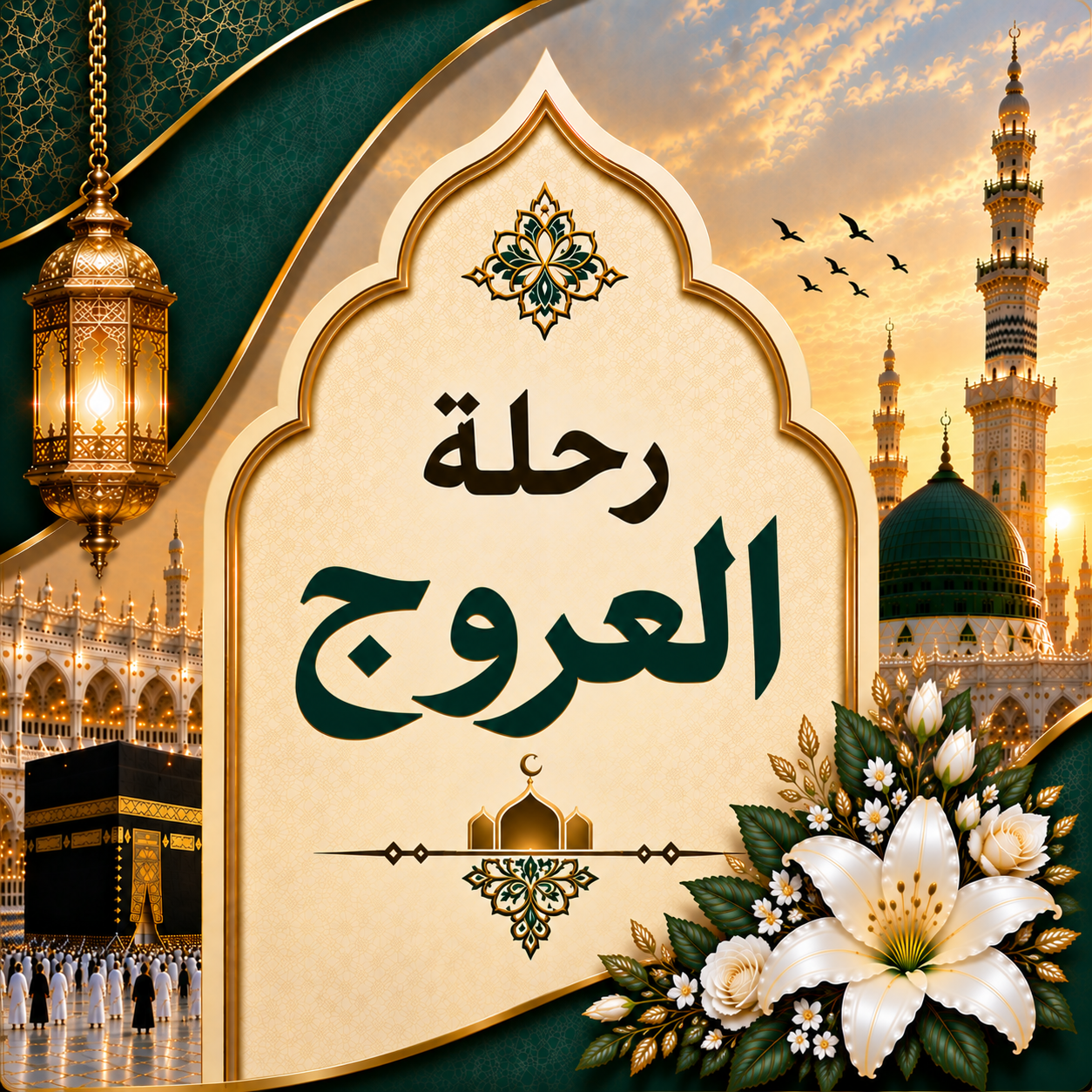 MAA-001 رحلة العروج : عمرة 13 يوم سفر 12 أكتوبر