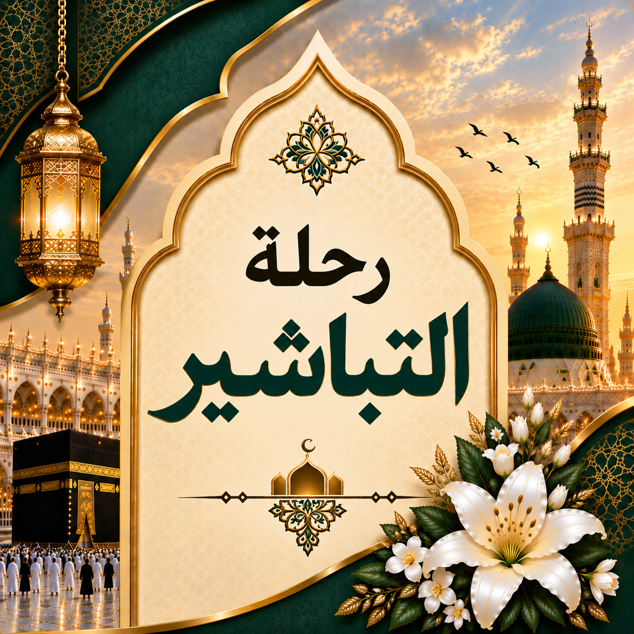 MAA-001 رحلة التباشير : عمرة 15 يوم سفر 13 أكتوبر