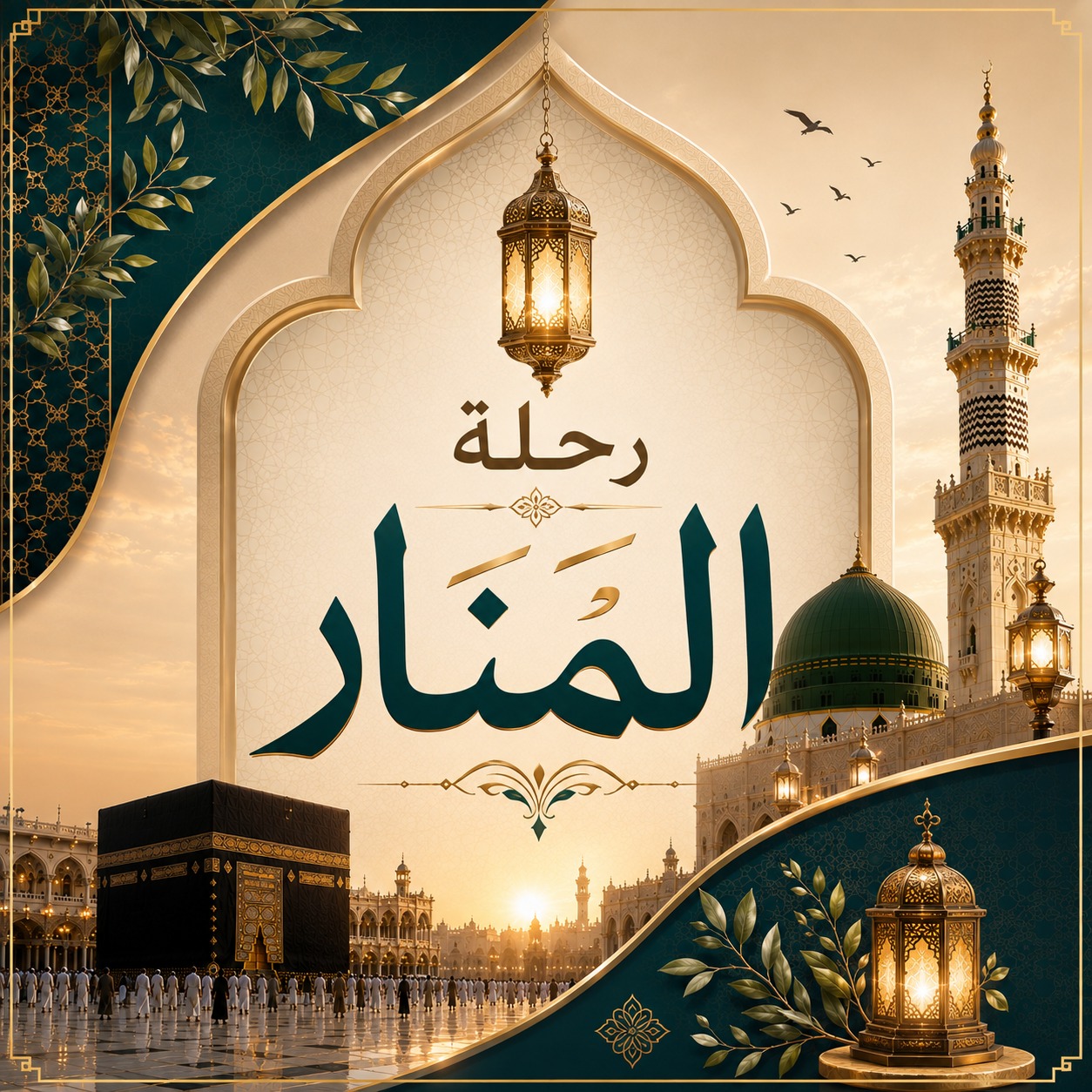 RAB-009 رحلة المنار : عمرة 8 أيام سفر (أكتوبر - نوفمبر ) متعددة الفنادق